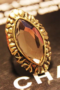 輕奢復(fù)古風(fēng)潮 Herosmart小香氣質(zhì)歐美復(fù)古香檳寶石戒指的獨(dú)特魅力